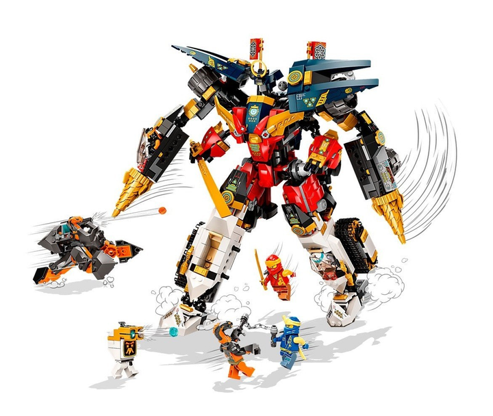 Конструктор Ультракомборобот ниндзя 1148 деталей Нинзяго Ninjago 61103 - изображение 13