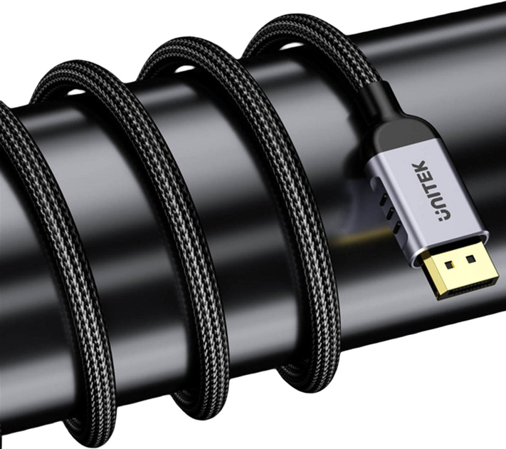 Kabel Unitek DisplayPort - DisplayPort 2.1 16K 2 m Black (C1626GY01-2M) - obraz 2