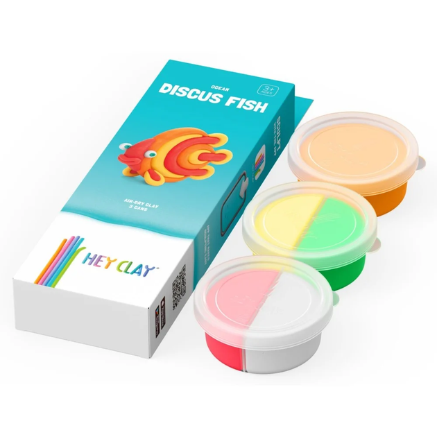 Пластична маса Hey Clay Риба Дискус HCL30059CEE3 (5904754607421) - зображення 3