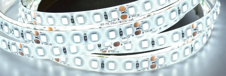 Profesjonalna tasma LED MW Lighting HQS 9.6 W/m 24V 120LED 6500K IP64 5m (5902135157138) - obraz 2