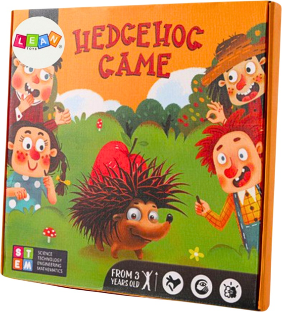 Gra planszowa Lean Toys Jeżyk do nauki liczenia (5905991023548) - obraz 2