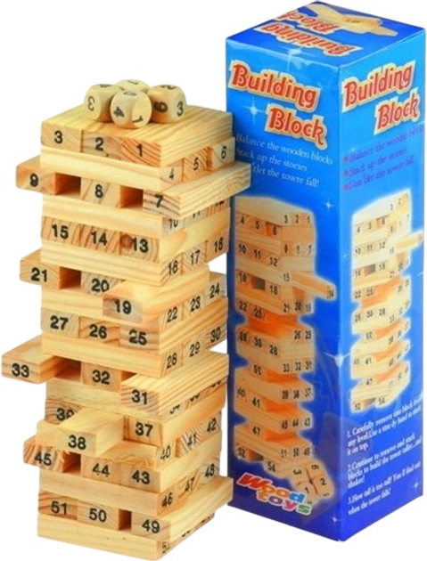 Настільна гра Lean Toys Числова вежа (5905323215702) - зображення 1