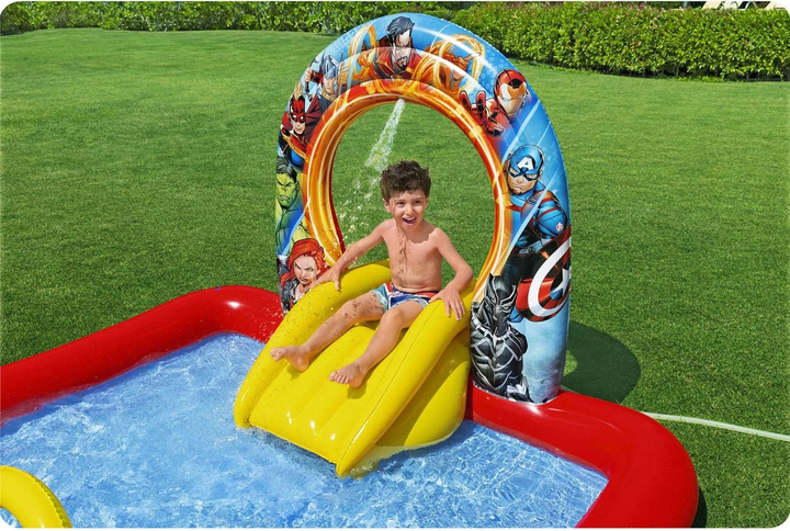 Nadmuchiwany wodny plac zabaw Bestway Avengers 98800 211 × 198 × 125 cm (6941607353370) - obraz 11