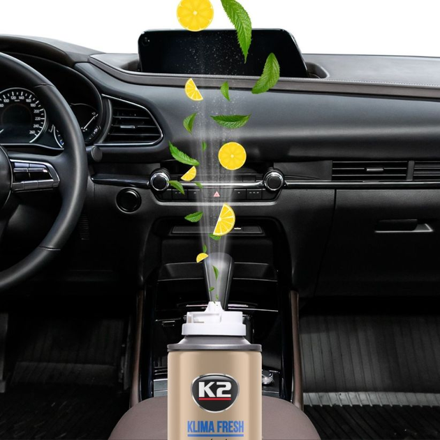 Środek do odświeżania klimatyzacji K2 KLIMA FRESH LEMON 150 (K20059) - obraz 5