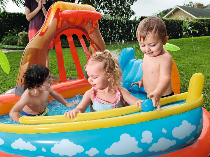 Nadmuchiwany wodny plac zabaw Bestway Lava Lagoon 53069 265 x 265 x 104 cm (6942138926125) - obraz 6