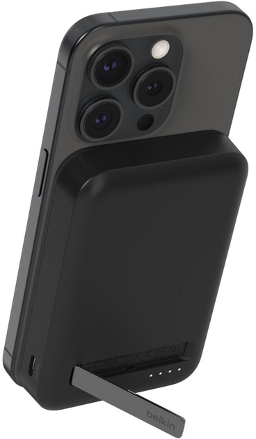УМБ Belkin BoostCharge Pro Magnetic 8000 mAh 15W Qi2 Black (BPD007BTBK) - зображення 6