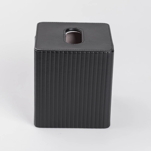 Салфетница из экокожи квадратная 13×13×14.5 см, настольный держатель для салфеток, черная - Фото 15 Салфетница из экокожи квадратная 13×13×14.5 см, настольный держатель для салфеток, черная - изображение 15