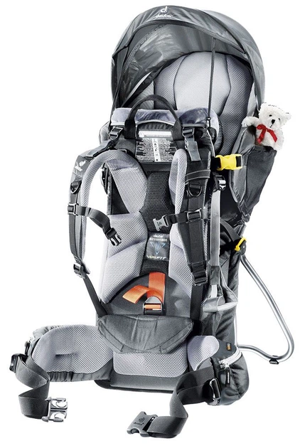 Детский рюкзак-переноска Deuter Kid Comfort III (Black/Granite) (DT 36524 7410) - изображение 4
