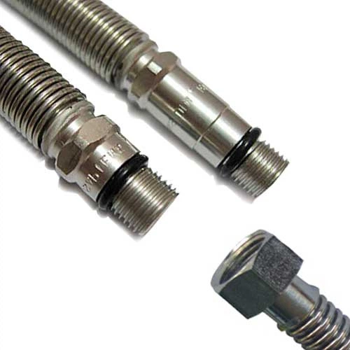 Гибкий шланг Gross гофрированный для смесителя M10 L30 (Цена за пару ...