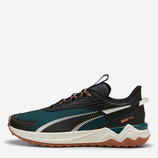 Чоловічі кросівки для бігу Puma Extend Lite Trail 37953829 40 (6.5UK) 25.5 см Green Terrain-Puma Black-Heat Fire (4069157059909)