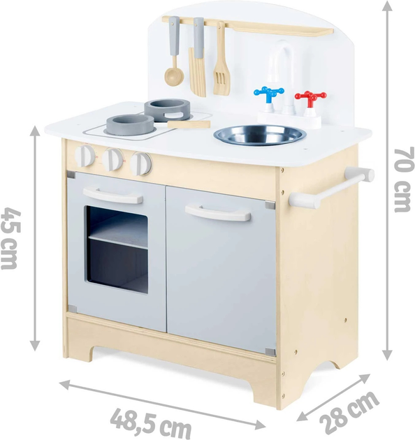 Дерев'яна ігрова кухня Ricokids 785200 (5903890613501) - зображення 11