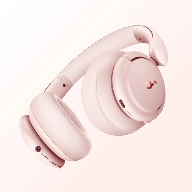 Накладные наушники Anker Soundcore Q30 Pink, ANC, Hi-Res - изображение 3