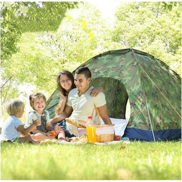 Намет чотиримісна Yibo Huwai Tent 200 х 200 х 135 см (17758) - Фото 7 Намет чотиримісна Yibo Huwai Tent 200 х 200 х 135 см (17758) - зображення 7