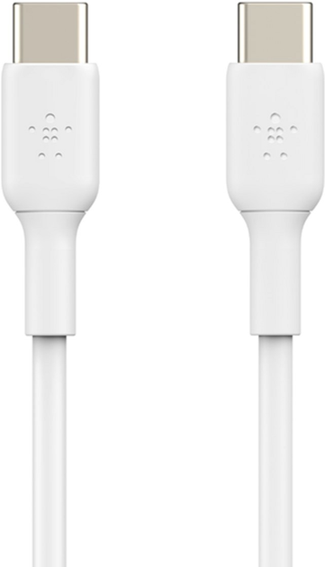 Zestaw kabli Belkin BoostCharge Flex USB Type-C – USB Type-C 60W 1 m White (CAB003BT1MWH2PK) - obraz 2