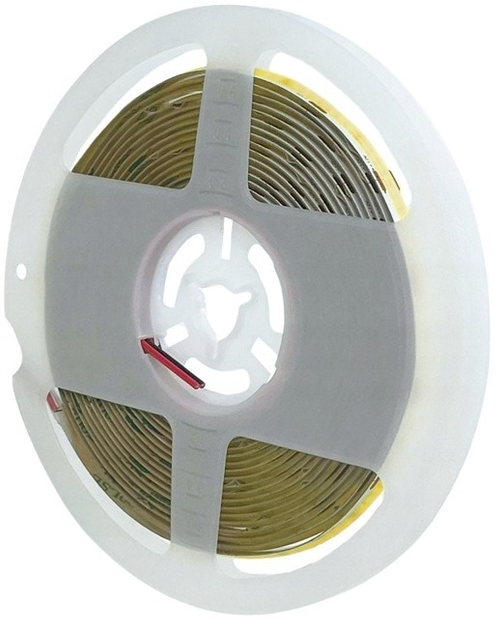 Taśma LED MW Lighting typu COB 5W 320 chips/m CRI >90 4V 3000K IP20 5m ciepla biala (UQS-COB-5W-WW-24V-5m) - obraz 1