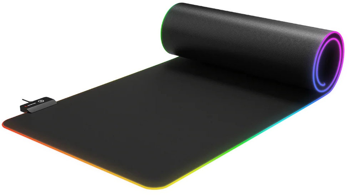 Podkładka gamingowa Rampage MP-24 RGB Black (8680096116063) - obraz 2