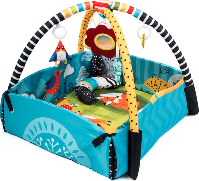 Mata interaktywna edukacyjna Ricokids Lisek 110 x 100 cm (5908220476320) - obraz 5