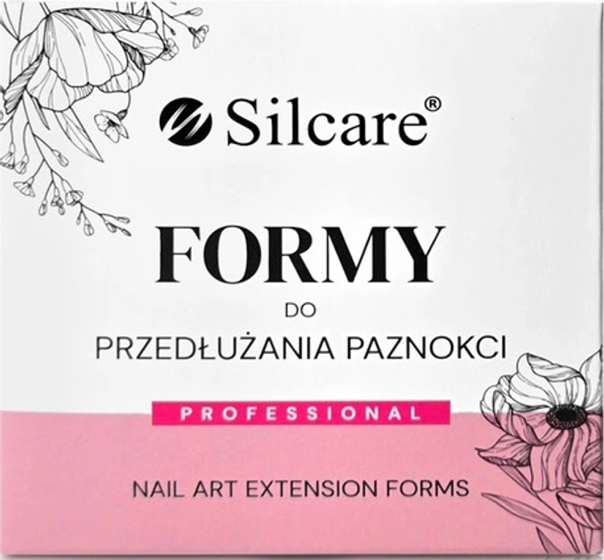 Formy do przedłużania paznokci Silcare aluminiowe 85 x 90 mm 500 szt (5902560564631) - obraz 3