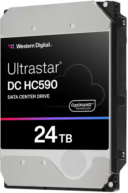 Dysk twardy Western Digital Ultrastar HC590 24TB 7200rpm 512MB 3.5" SATAIII (WUH722016CLE6L4) - obraz 2