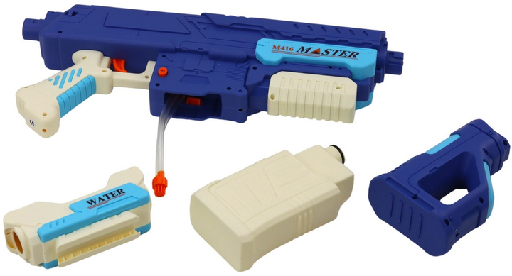 Водяний автомат LEAN Toys M416 500 мл Синій 17939 (5905991008156) - зображення 4