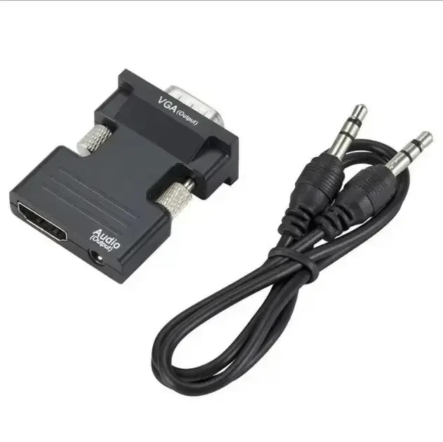 Переходник HDMI VGA OUT конвертер для передачи видео и аудио сигнала 6737 - Фото 5 Переходник HDMI VGA OUT конвертер для передачи видео и аудио сигнала 6737 - изображение 5
