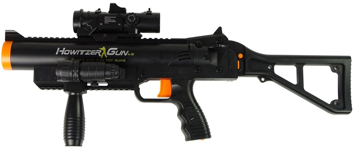 Karabin-granatnik LEAN Toys z rakietami Czarny 10050 (5904204759076) - obraz 2