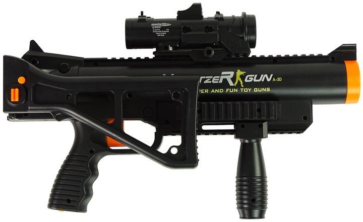 Karabin-granatnik LEAN Toys z rakietami Czarny 10050 (5904204759076) - obraz 7