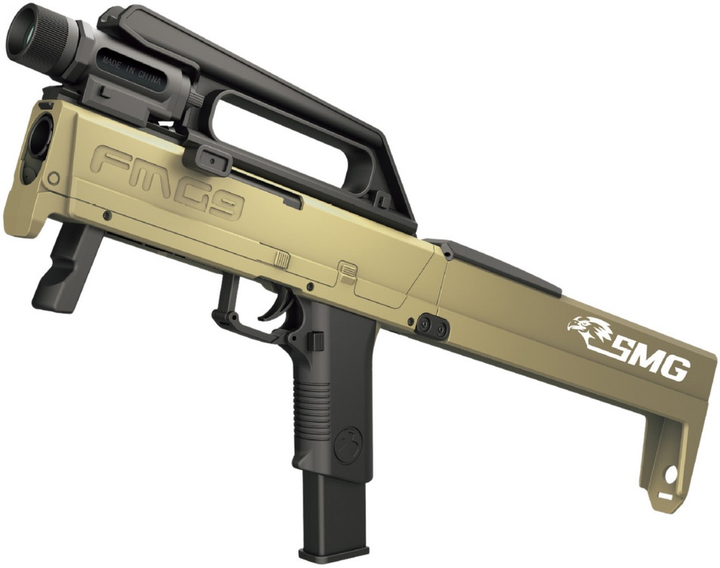Karabin LEAN Toys FMG9 na strzałki piankowe składany 24737 (5905991057871) - obraz 2