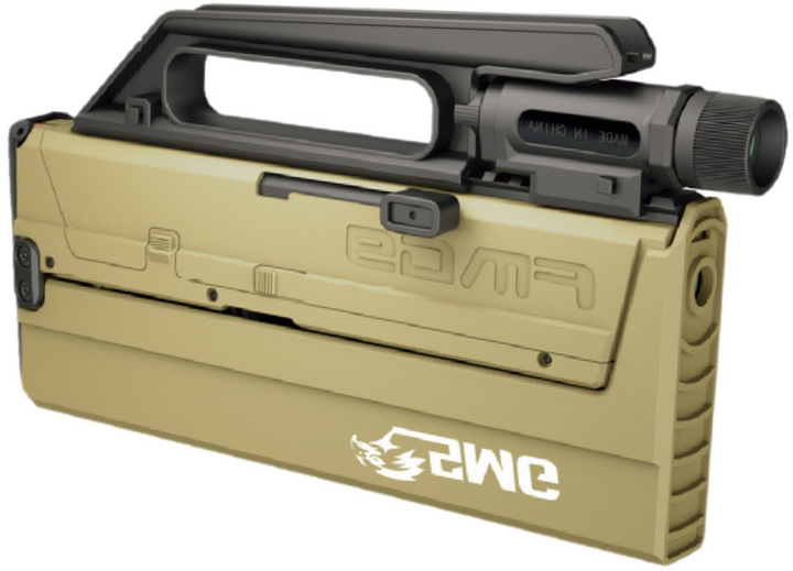 Karabin LEAN Toys FMG9 na strzałki piankowe składany 24737 (5905991057871) - obraz 4