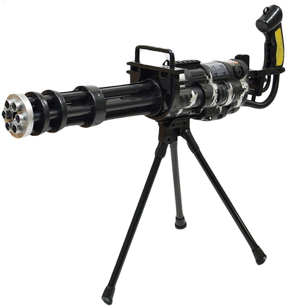 Karabin snajperski LEAN Toys ze stojakem, światłem i dźwiękiem Czarny 24823 (5905991058731) - obraz 2