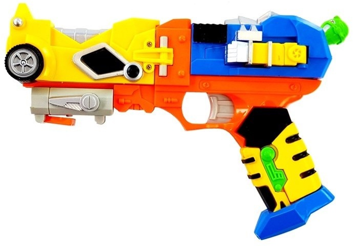 Пістолет LEAN Toys на поролонові стріли 2 в 1 з маскою 5090 (5907625589390) - зображення 3