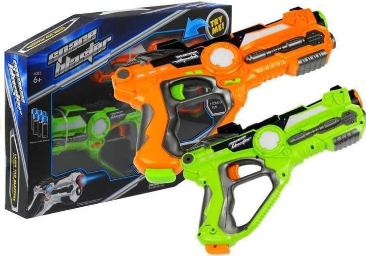 Zestaw pistoletów laserowych LEAN Toys Laser Tag 2 szt 2585 (5902808153986) - obraz 2