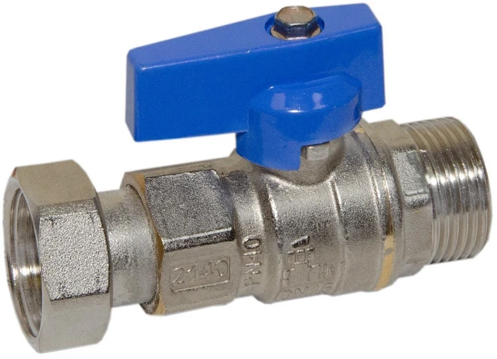 Шариковый кран прямой с накидной гайкой BIANCHI 3/4х3/4" внутренняя-внешняя резьба, blue/синий (528M05050E) - Фото 3 Шариковый кран прямой с накидной гайкой BIANCHI 3/4х3/4" внутренняя-внешняя резьба, blue/синий (528M05050E) - изображение 3