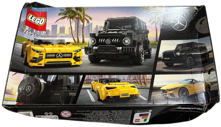 Zestaw klockow LEGO Speed Champions Mercedes-AMG G 63 i Mercedes-AMG SL 63 808 elementow (76924) (955555911180543) - Outlet - obraz 2