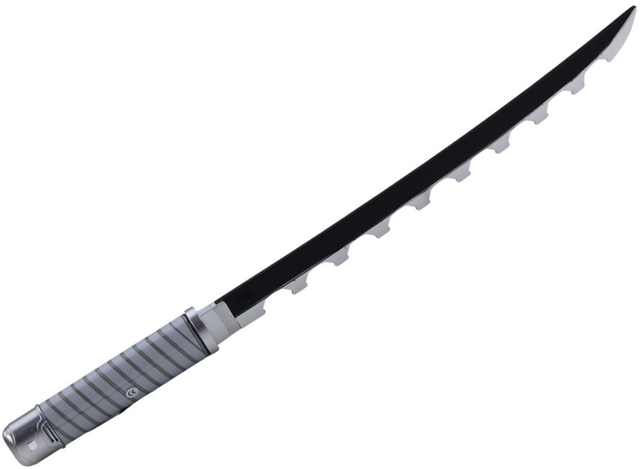Miecz samurajski LEAN Toys Nichirin na baterie z dźwiękiem Czarno-srebrzysty 11149 (5905991032205) - obraz 2