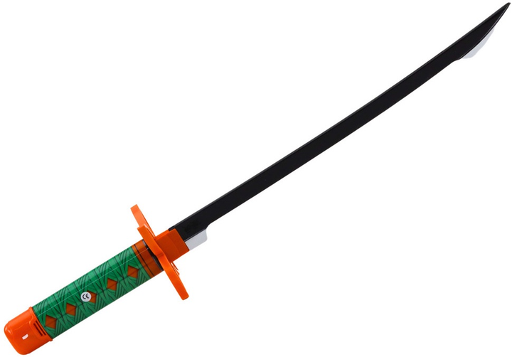 Miecz samurajski LEAN Toys Nichirin na baterie z dźwiękiem Zielony 11151 (5905991032212) - obraz 2