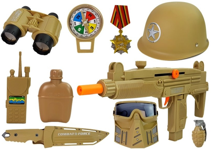 Ігровий набір LEAN Toys Military Power Gun з шоломом 7876 (5903802454673) - зображення 3