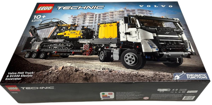 Zestaw klockow Lego Technic Ciezarowka Volvo FMX i koparka EC230 Electric 2274 elementy (42175) (955555911181301) - Outlet - obraz 2