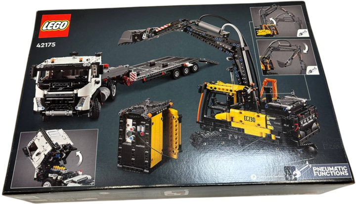 Zestaw klockow Lego Technic Ciezarowka Volvo FMX i koparka EC230 Electric 2274 elementy (42175) (955555911181301) - Outlet - obraz 3