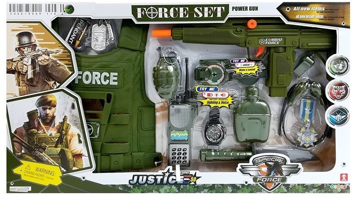 Zestaw wojskowy LEAN Toys Force Set 4873 (5907625587020) - obraz 1