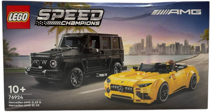 Конструктор LEGO Speed Champions Mercedes-AMG G 63 i Mercedes-AMG SL 63 808 деталей (76924) (955555911343356) - Уцінка - зображення 3