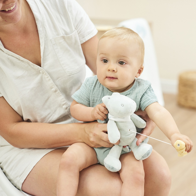 Mini pluszowa zabawka Nattou z pozytywką Krokodyl Romeo 23 cm (5414673950060) - obraz 3