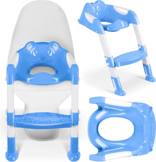 Накладка на сидіння туалету з драбинкою Ricokids Коала 729100 Синя (5903890613815) - зображення 4