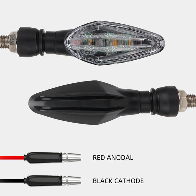 Поворотники 12V для скутера мопеда, яскраві LED - зображення 6