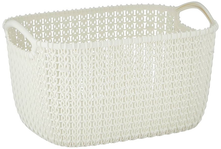 Koszyk Curver Knit S Oasis 8 l Biały (3253923974003) - obraz 1