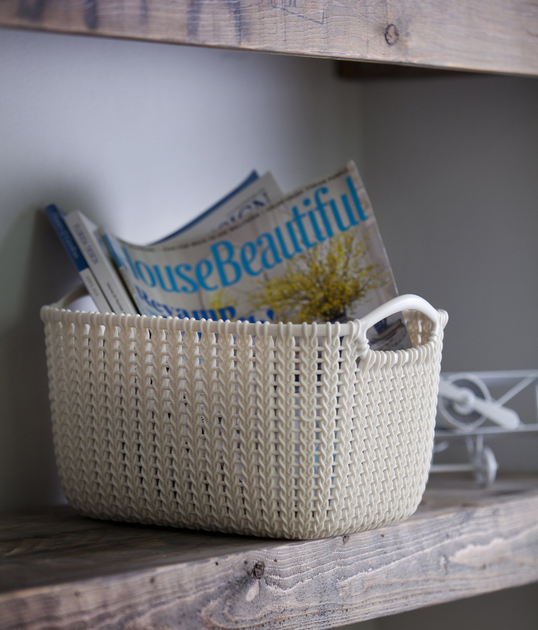 Koszyk Curver Knit S Oasis 8 l Biały (3253923974003) - obraz 2