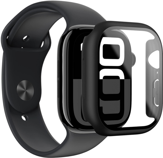 Etui AMAZINGthing Radix Glass do Apple Watch 42mm ze szklem hartowanym Black (4896238001416) - obraz 7