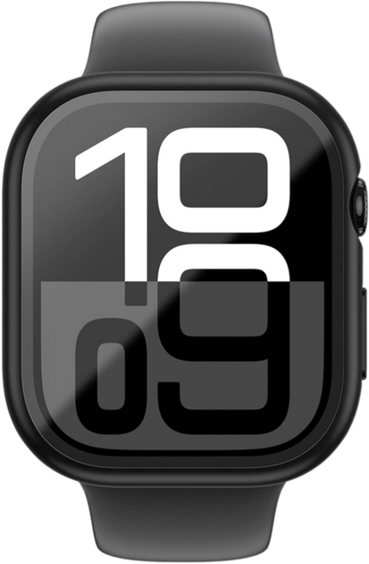 Чохол AMAZINGthing Radix Glass для Apple Watch 46mm із загартованим склом Black (4896238001409) - зображення 3