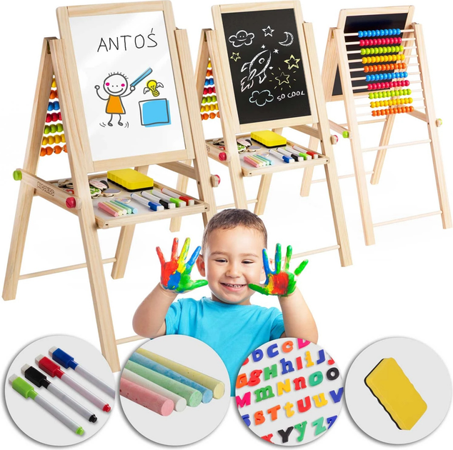 Магнітна таблиця для малювання Ricokids 780300 (5908220476559) - зображення 9