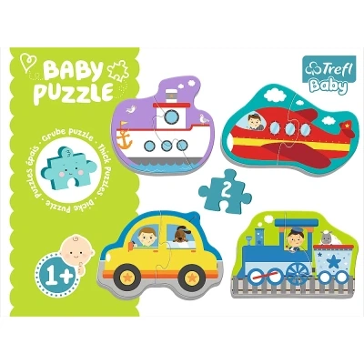 Пазл Trefl Baby Classic Транспортні засоби (5900511360752) - Фото 2 Пазл Trefl Baby Classic Транспортні засоби (5900511360752) - зображення 2